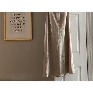 Quince 100% Silk Maxi Skirt NWT